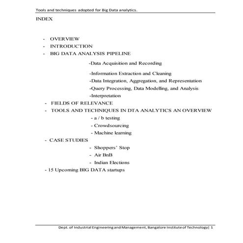 Big Data Analytics | PDF
