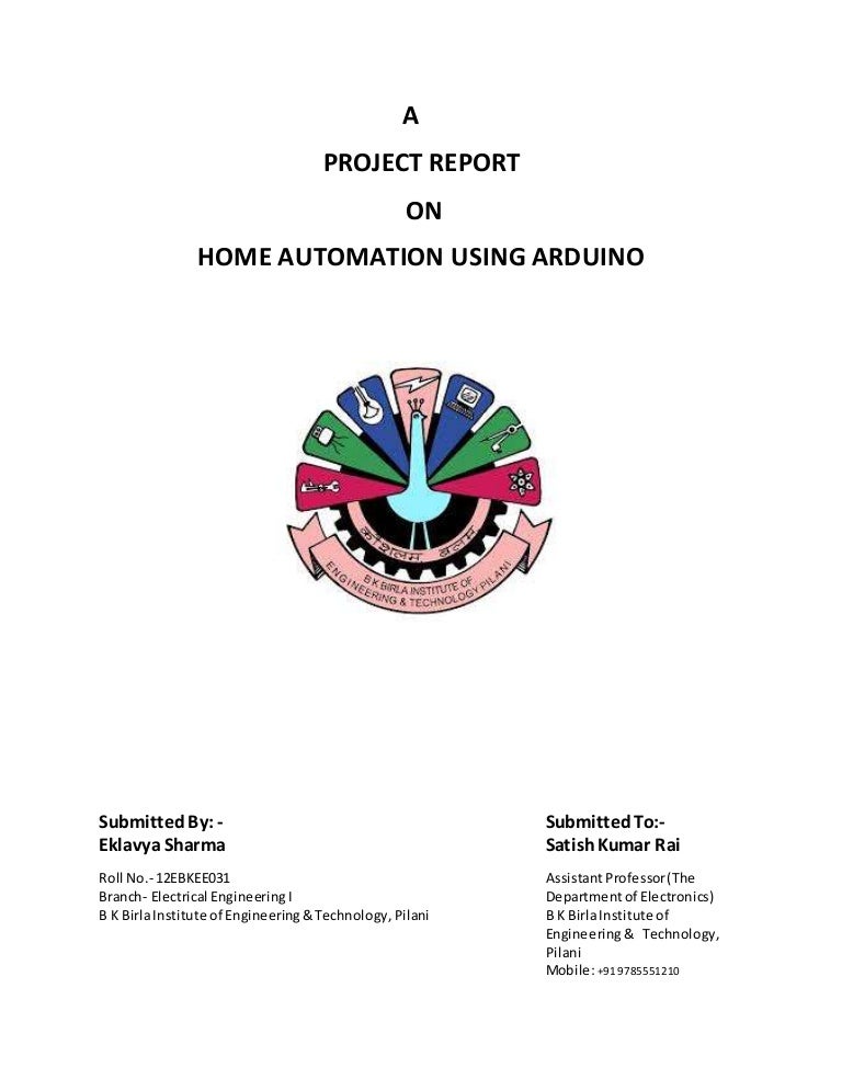 Project on home automation using mobile Project on home automation using mobile