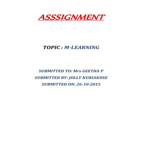 E learning full report | PDF