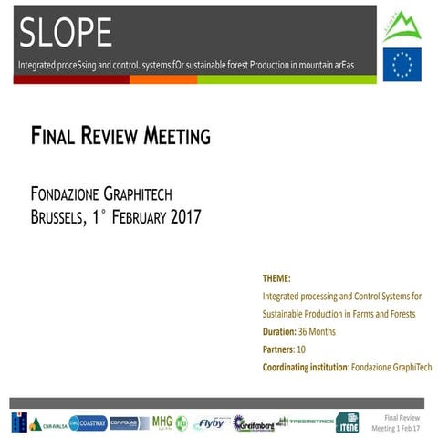 Slope Final Review Meeting - Introduction 