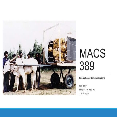 Introduction MACS 389 - UIUC