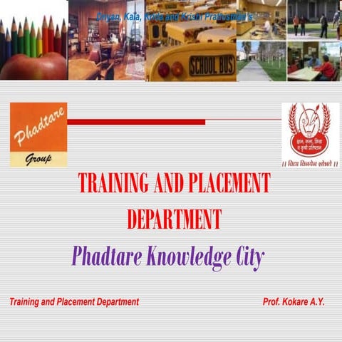 Introduction ppt by Training and placement