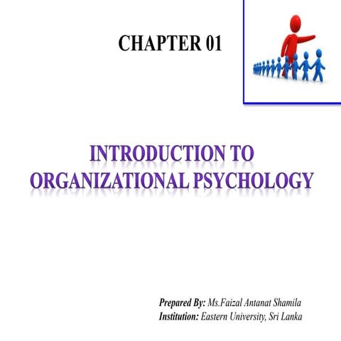 Introduction to Organizational Psychology | PPTX
