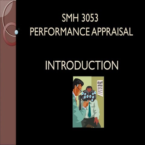 Performance Appraisal - Introduction 2