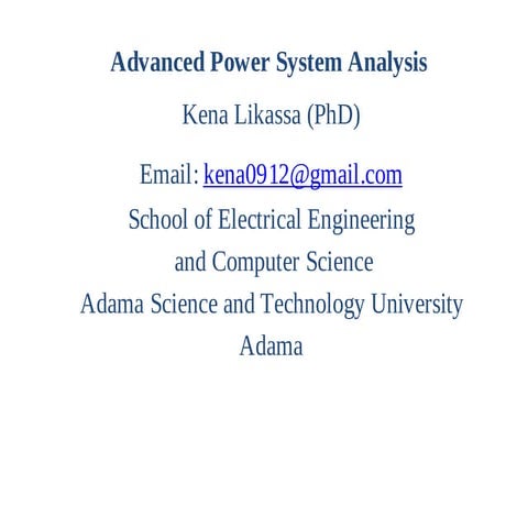 Introduction.power protection  engineering