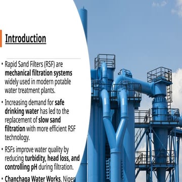 Introduction.pptx rapid sand filter engg | PPTX