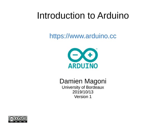 Introduction to Arduino