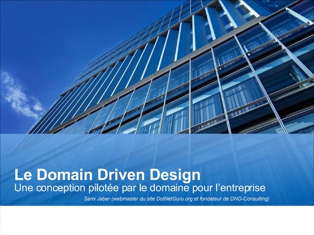 Introduction au Domain Driven Design