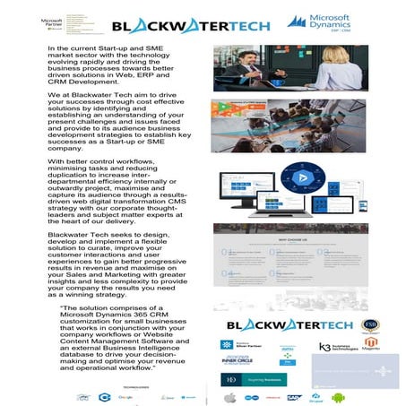 Introduction Blackwater Tech Microsoft 365 ERP v1.1