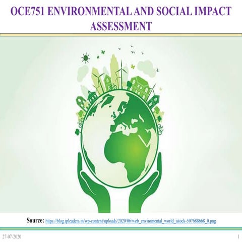 Introduction - Environmental Impact Assessment 