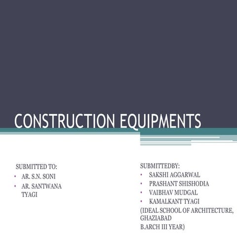construction equipments
