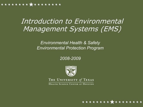 Environmental Management System | PPT