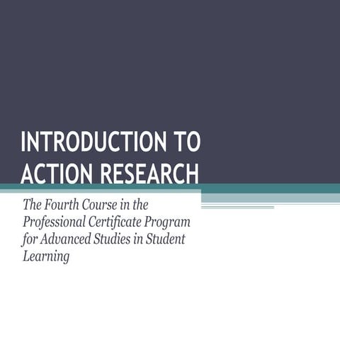 Introduction To Action Research | PPT