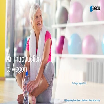 Introduction to Aegon - August 2018