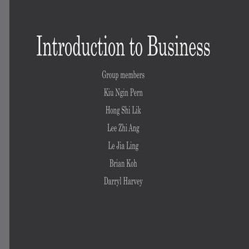 Introduction to-business