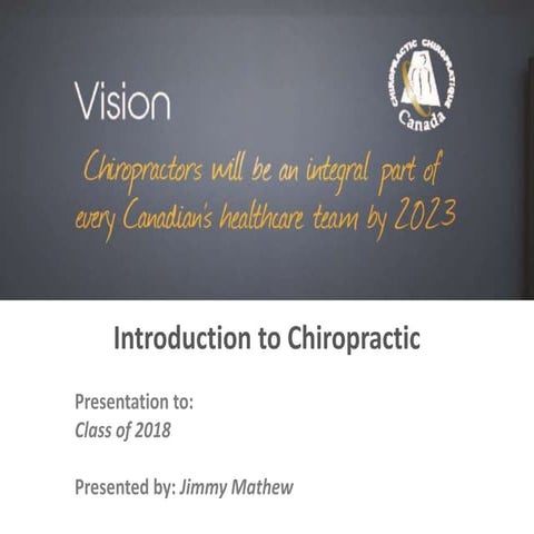 Introduction to Chiropractic
