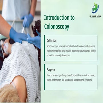 Introduction To Colonoscopy Medical Procedure