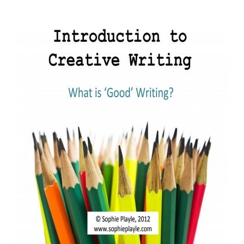 Introduction to-creative-writing
