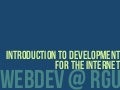 Introduction to Development for the Internet