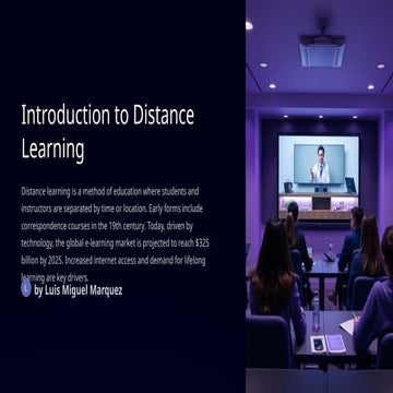 Introduction to Distance Learning in the philippines