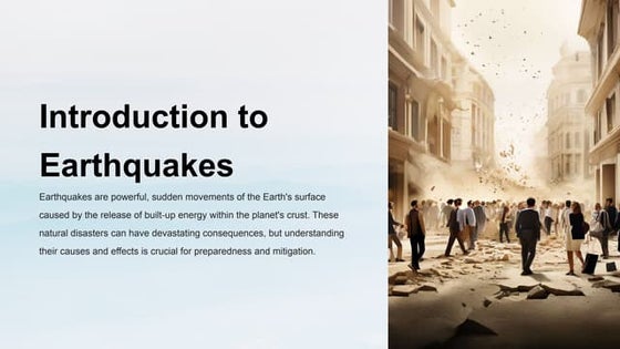Earthquakes - It's Causes And Effects | PPT