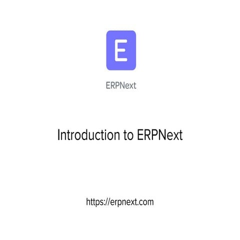 Introduction to-erp next