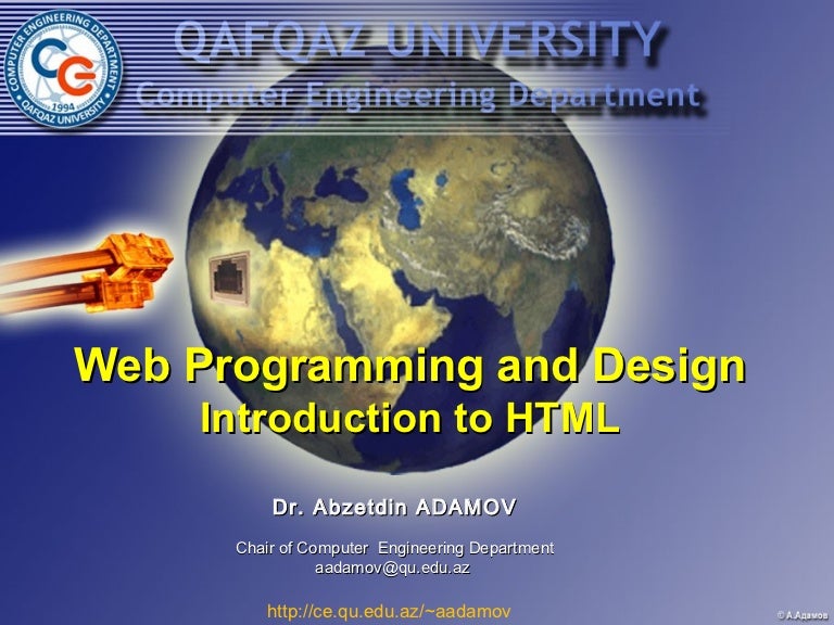 Introduction To Html
