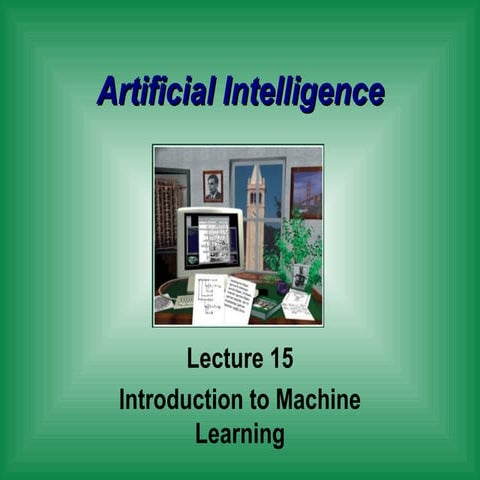 Introduction to Machine Learning