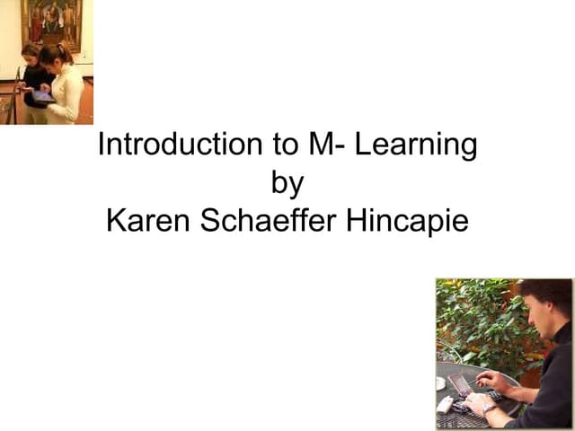 Introduction To M-Learning