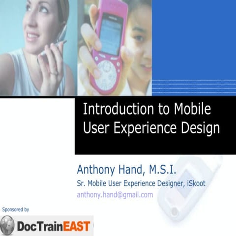 Introduction to Mobile User Experience Design