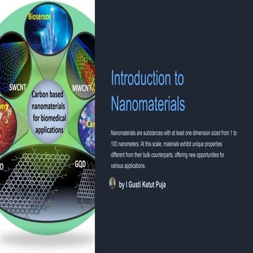 Introduction-to-Nanostructures for nanotechonology | PPTX