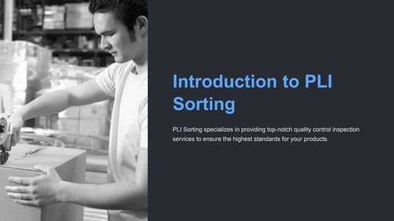 Pli sorting