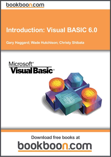 Introduction To Programming In Visual Basic 6 01 Pdf Introduction To Programming In Visual Basic 6 01 Pdf