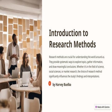 Introductionoesearcethod if our topic title