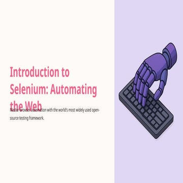 automation with python and selenium | PPTX