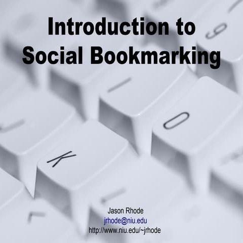 Introduction to Social Bookmarking