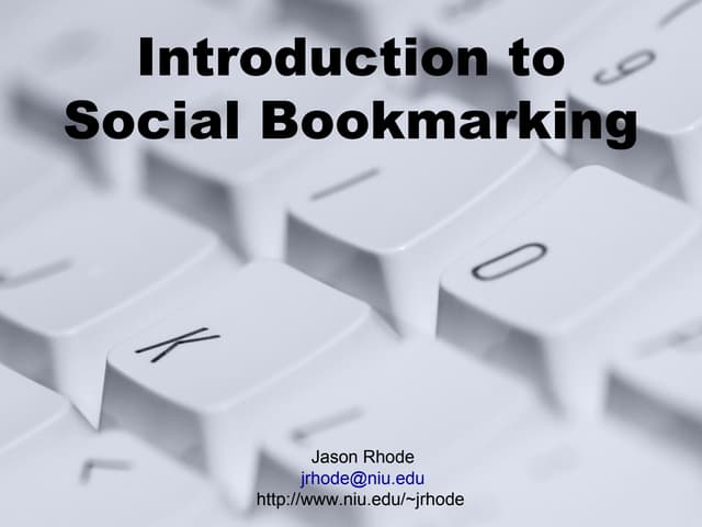 Introduction to Social Bookmarking