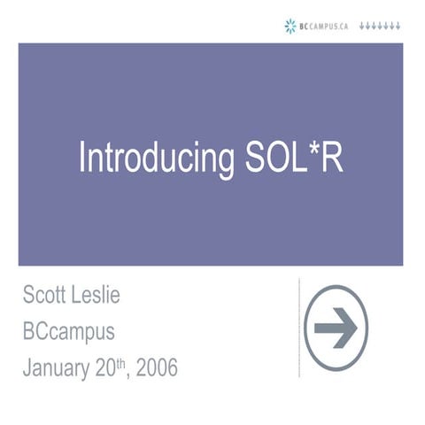 Introduction to SOL*R
