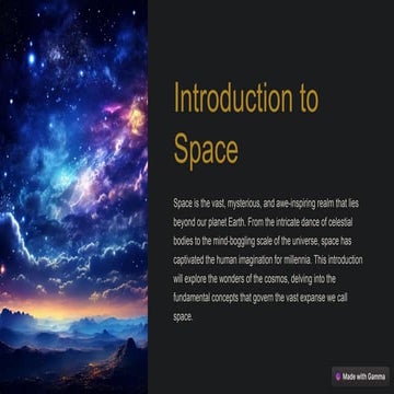 Introduction to Space (Our Solar System)