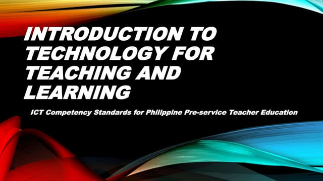 Introduction To Technology For Teaching And Learning Kissie Pptx Introduction To Technology For Teaching And Learning Kissie Pptx