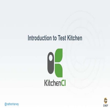 Introduction to Test Kitchen and InSpec