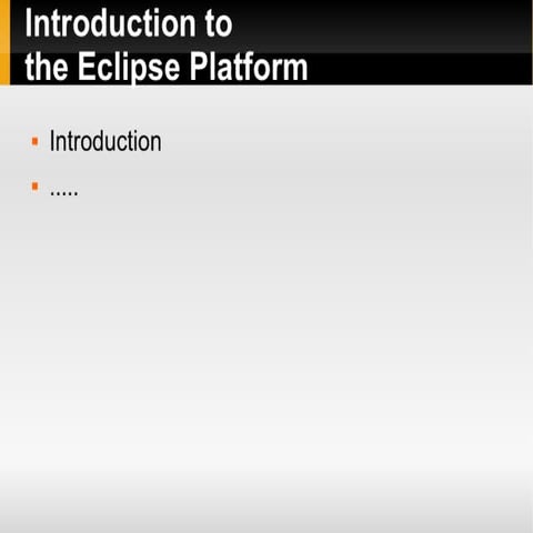 What Is Eclipse Platform? , Eclipse PDE: What is a target platform ...