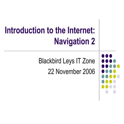 Introduction to the Internet 4
