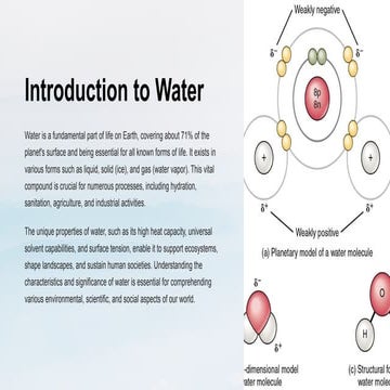 Introduction-to-Water: PPT for Primary Students