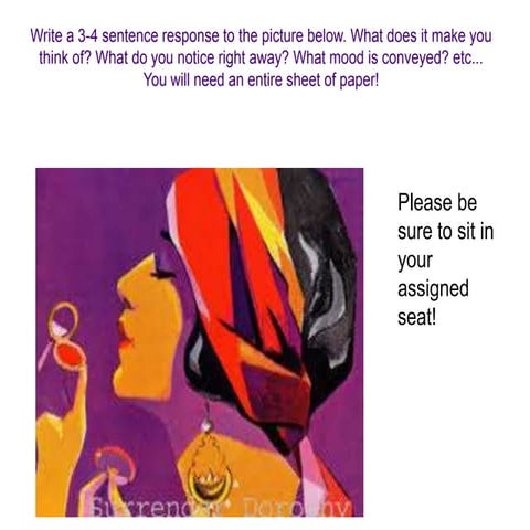 The Great Gatsby Introduction - Cornell Notes