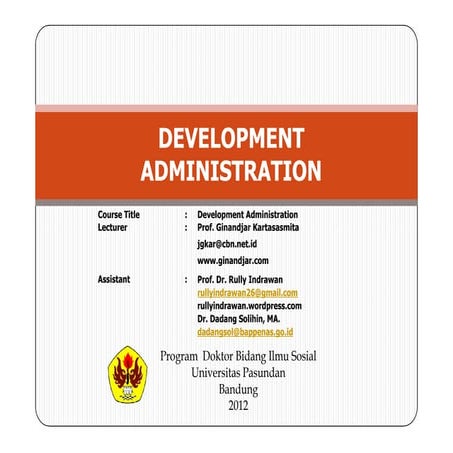 Introduction UNPAS 2012