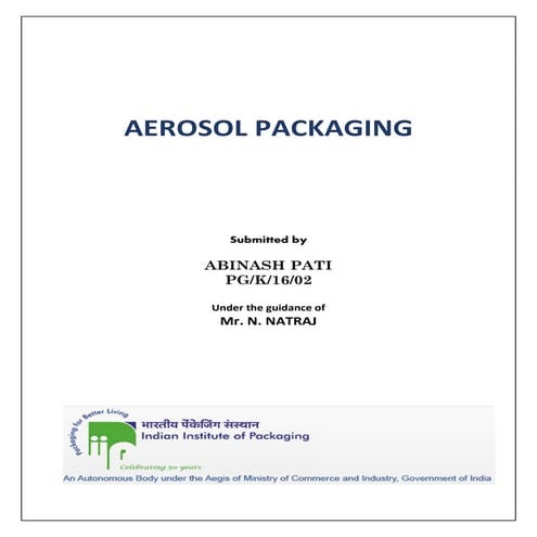 Introduction aerosol