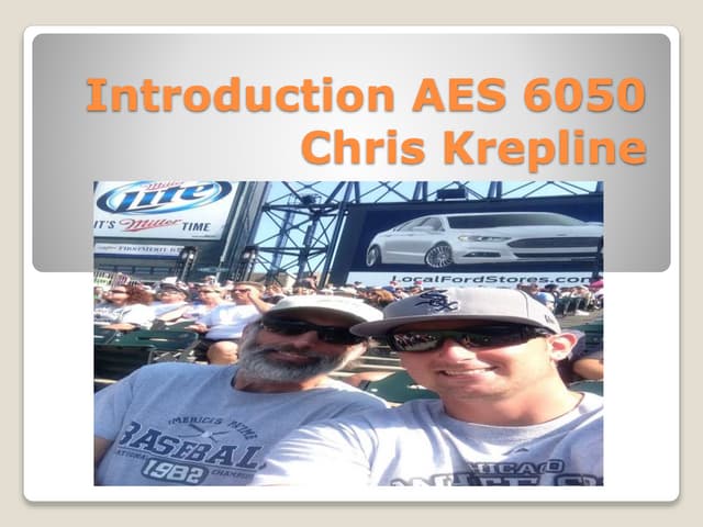 Introduction aes 6050 ppt
