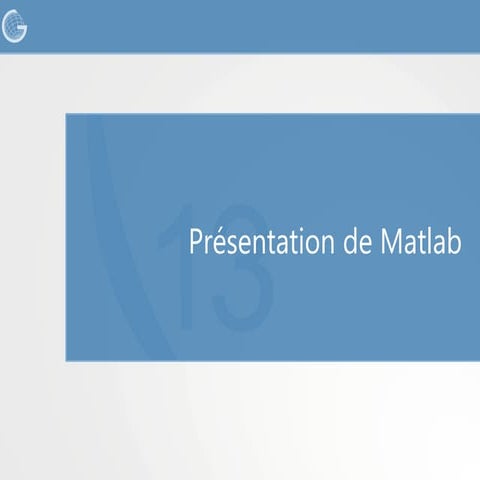 Introduction a Matlab Introduction a Matlab | PDF