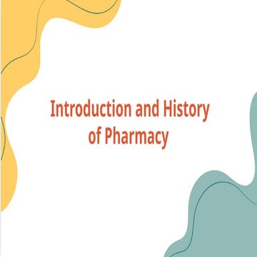 Introduction and History of Pharmacy.pptx